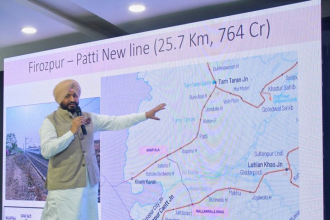 Ferozepur–Patti rail line project