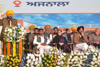 Punjab Headline News CM Mann lays foundation stone in Bikraur