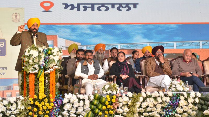 Punjab Headline News CM Mann lays foundation stone in Bikraur