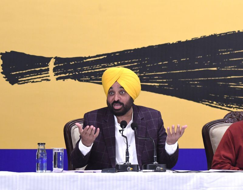Punjab CM News Today Bhagwant Mann during Goa visit