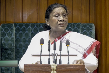 Breaking News India President Murmu addressing Parliament