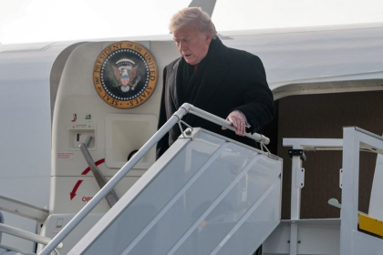 USA President News Trump in Switzerland