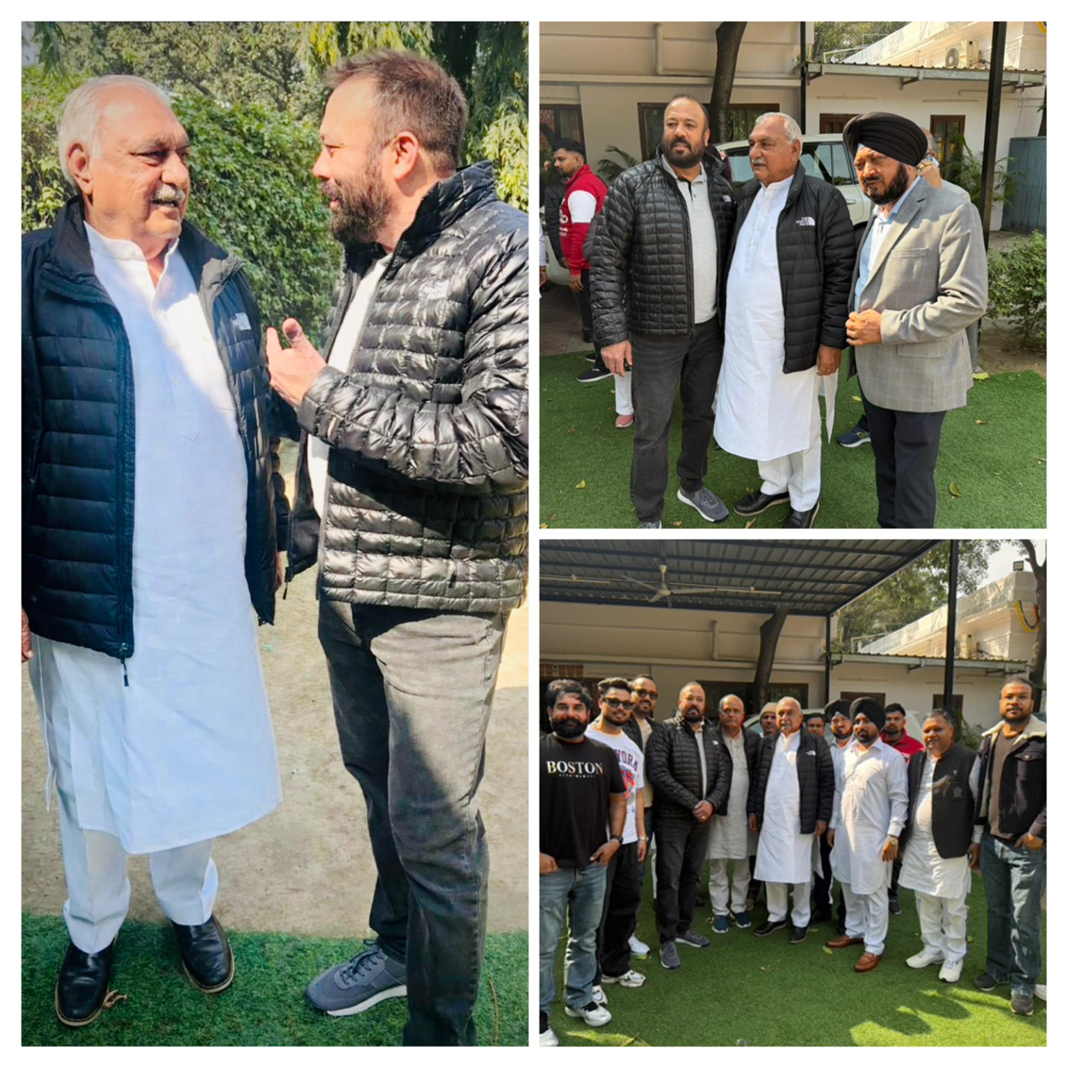 Amar Gulshan Hudda Meeting during discussion on political issues in Chandigarh