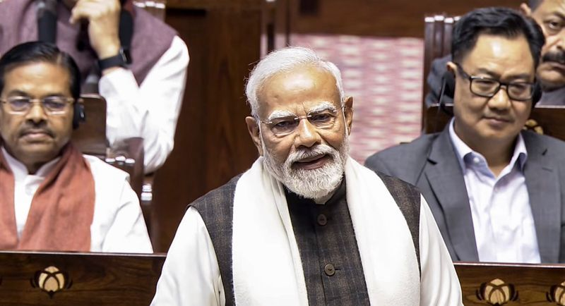 Politics News Today PM Modi Rajya Sabha speech