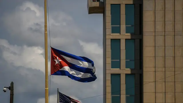 Cuba Coast Guard patrol boat after shooting incident near Villa Clara