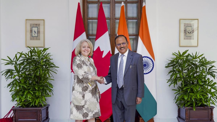 Canada-India News NSA Ajit Doval meeting Canadian counterpart