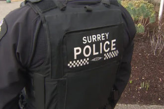 Surrey police responding to weapon arrest incident