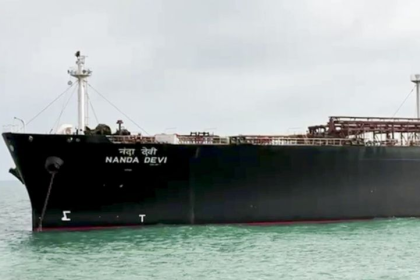 India LPG vessel Nanda Devi arriving at Gujarat port with gas cargo