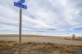 US Canada border closure historic road blocked