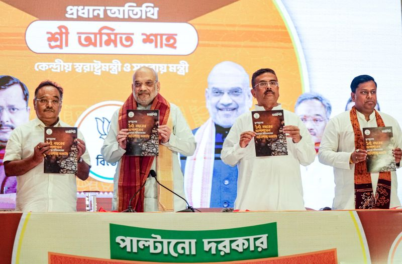 Bengal politics Amit Shah addressing press conference
