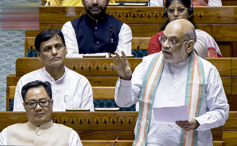 Naxalism debate Amit Shah addressing Lok Sabha