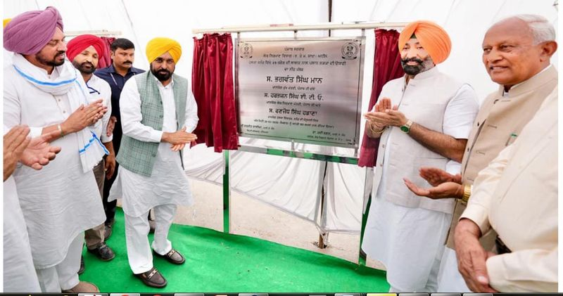 CM Mann development promises during Punjab rally