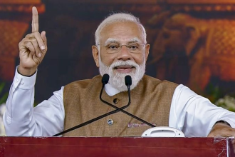 Prime Minister Narendra Modi inaugurates Can Semiconductor Plant in Ahmedabad, India