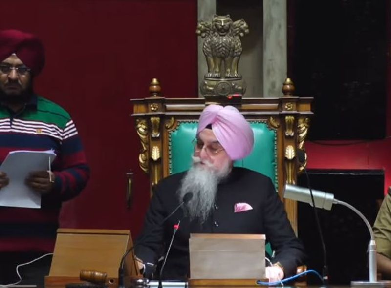 Punjab Assembly walkout protest by Congress MLAs