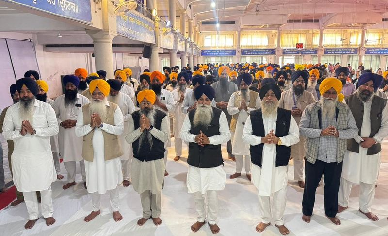 Devotees planting trees on Guru Har Rai Day in Amritsar