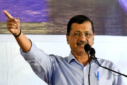 Arvind Kejriwal addressing rally during BJP countdown claim at Jantar Mantar