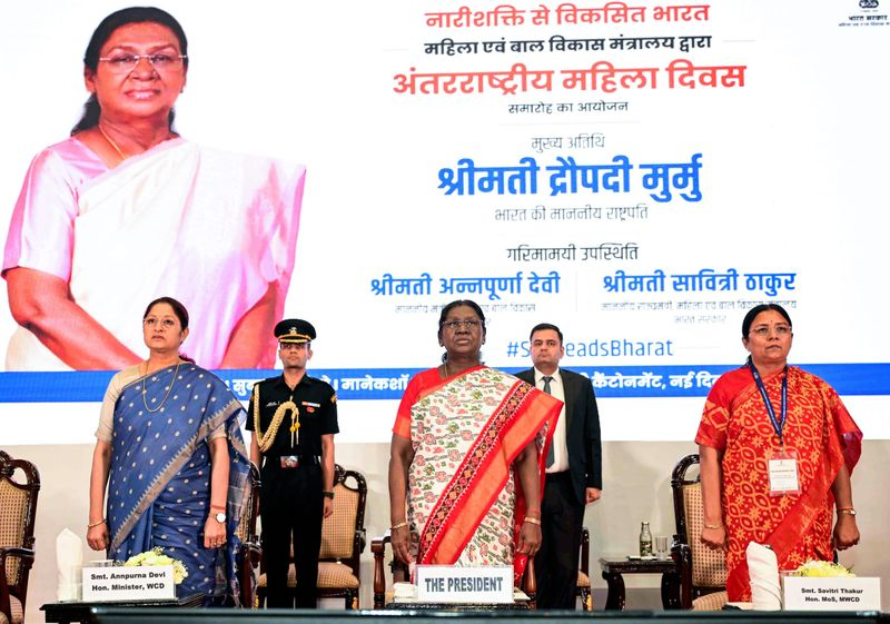 President Murmu speaking on women empowerment and equality