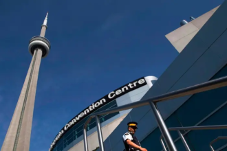 Doug Ford announcing Toronto New Convention Centre project in Ontario