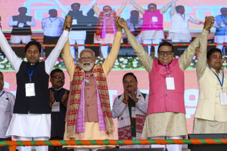 Modi Congress infiltrators law statement during rally