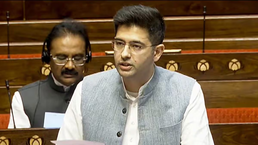 AAP removes Raghav Chadha from Rajya Sabha role