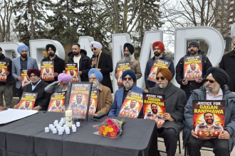 Randhawa suicide global protests demanding justice worldwide