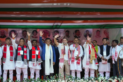 Rahul Gandhi Congress statement during Assam rally