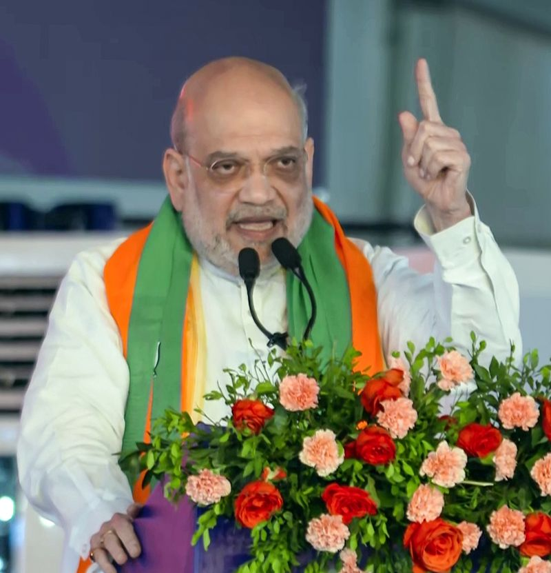 Kerala elections Amit Shah addressing rally and roadshow