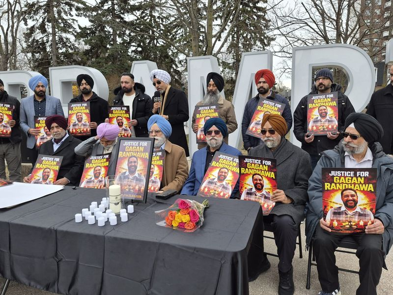 Randhawa justice protests abroad by Punjabi community