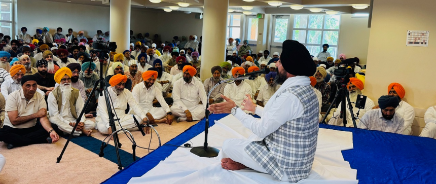 Guru Nanak Prakash Vaisakhi celebration at Fresno Gurdwara