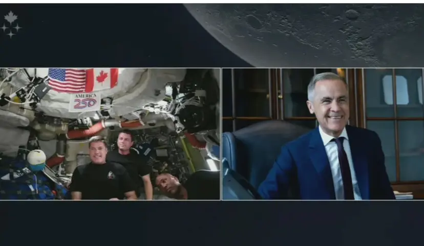 Carney Artemis team interaction with astronaut Jeremy Hansen