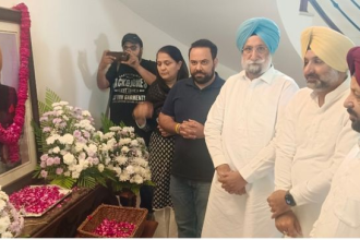 Lal Singh demise condolences by Congress leaders in Patiala