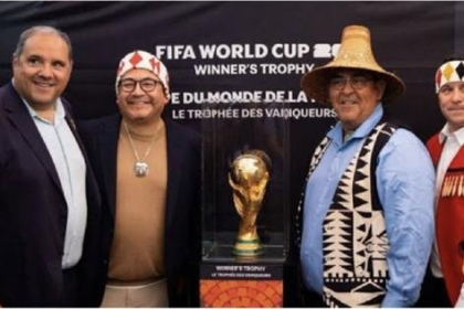 FIFA World Cup trophy tour event in Canada