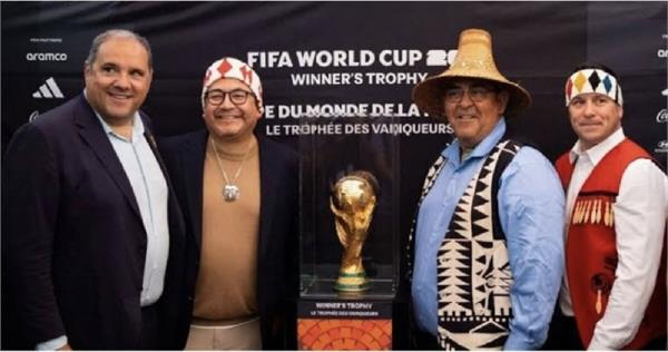 FIFA World Cup trophy tour event in Canada
