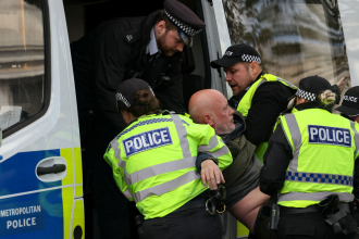 London protest arrests Palestine supporters at rally