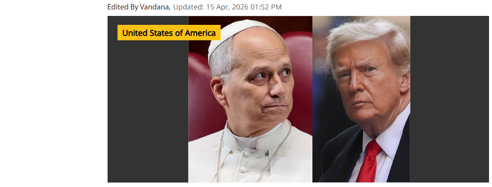 Trump Pope Iran controversy showing political and religious tension between US and Vatican leadership