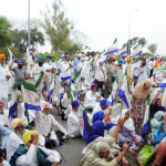 Punjab farmers protest rally during CM event in Amritsar