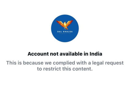 Dal Khalsa Instagram suspension protest over speech rights