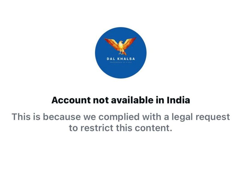 Dal Khalsa Instagram suspension protest over speech rights