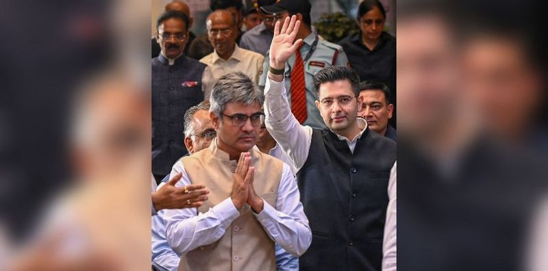 AAP BJP Pathak Chadha political strategy discussion