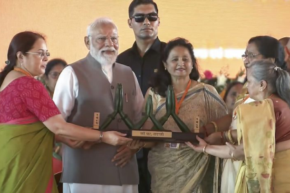 Women reservation bill Modi addressing rally on implementation