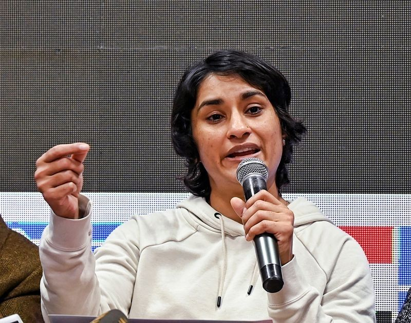 Vinesh Phogat speaking on harassment allegations against Brij Bhushan Singh