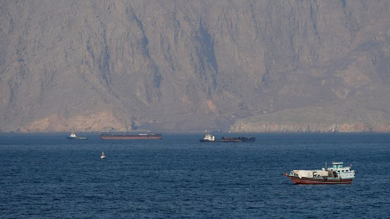 US Navy guiding stranded ships during Strait of Hormuz Crisis