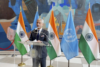 S Jaishankar at UN math heritage exhibition
