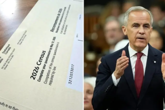 Canadians protesting against census boycott and Mark Carney government