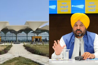 Halwara Airport Political Controversy with CM Bhagwant Mann visit and BJP credit dispute