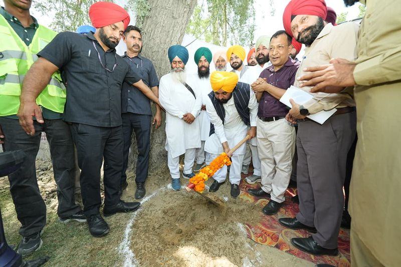 Punjab Underground Power Project launch by CM Bhagwant Mann in Satoj village