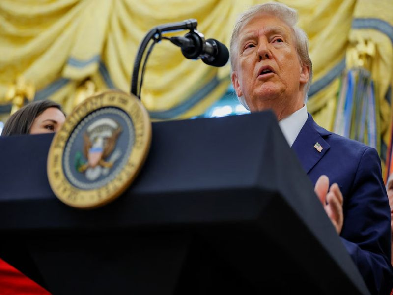 Donald Trump at G7 Summit amid tensions with European leaders over Iran AI trade and NATO issues