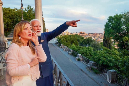 PM Modi and Giorgia Meloni discuss India Italy Strategic Partnership in Rome