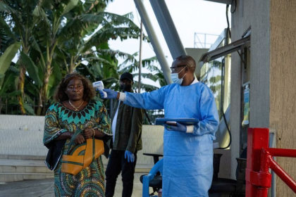 India Ebola travel advisory notice issued for passengers from high-risk African countries at airport health desk