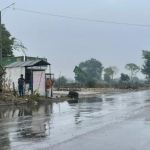 Dark clouds and stormy weather over Punjab during rain alert update